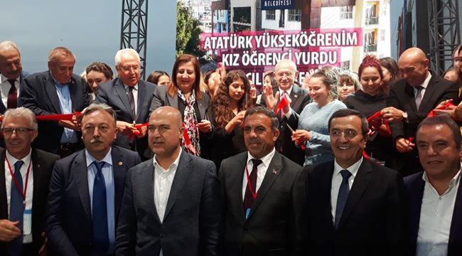 KIZ ÖĞRENCİ YURDUNU KILIÇDAROĞLU AÇTI