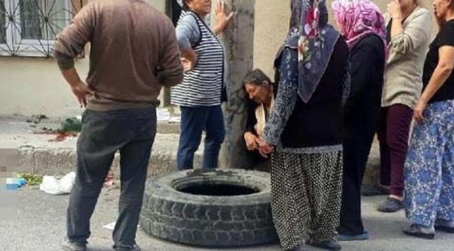 YAŞLI KADININ AKIL ALMAZ ÖLÜMÜ
