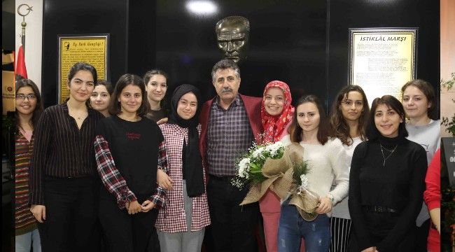 ÖĞRENCİLERDEN BAŞKAN SANDAL'A DAVET