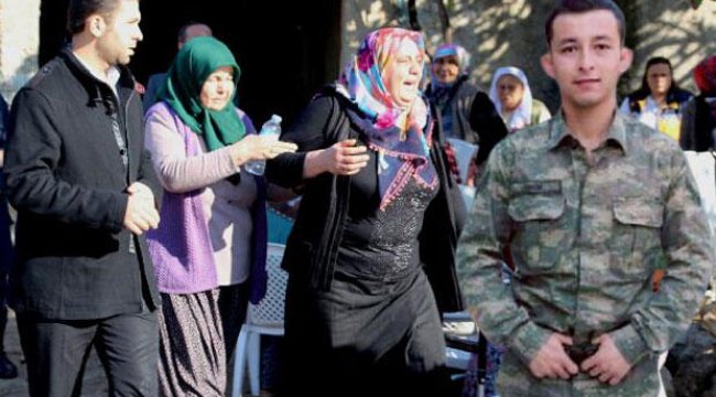 Şehit Uzman Onbaşı Bünyamin Çabuk'un Adana'daki babaevinde yas
