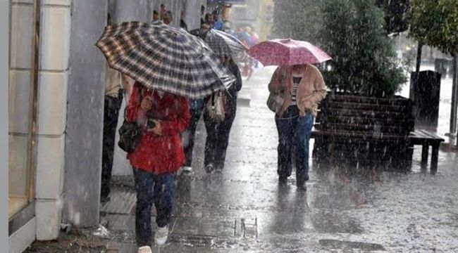 ŞİDDETLİ YAĞMURA DİKKAT