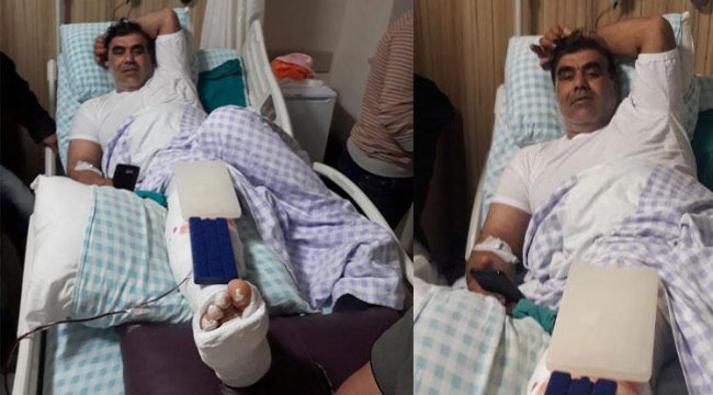 Suriye’den ateş açıldı, korkudan terastan atlayıp ayağını kırdı