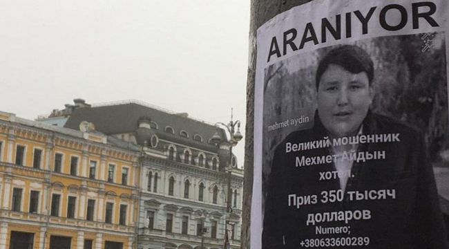 Tosuncuk’un aranıyor ilanları Kiev’de