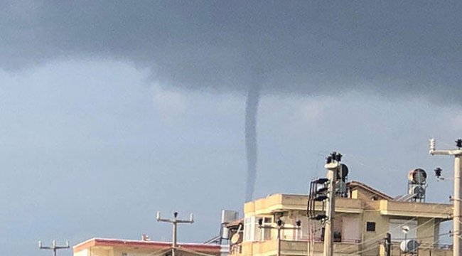 Alanya&#039;da aynı bölgede yine hortum