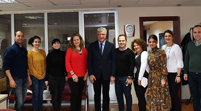BAŞKAN ENGİN ÇALIŞANLARININ YENİ YILINI KUTLADI