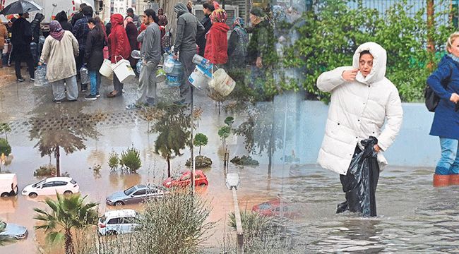 BİZE YAĞMURLU HAVADA SU YOK