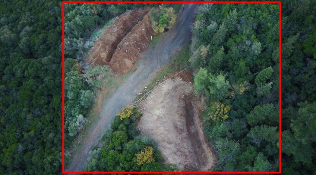 Büyükada'da ''gizemli'' çukurlar