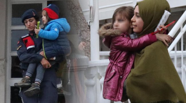 Çocukları annesinden kaçırdığı iddia edilen baba ile 2 Suriyeli serbest