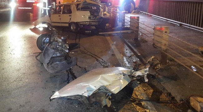 İstanbul'da feci kaza... 1'i ağır 2 yaralı