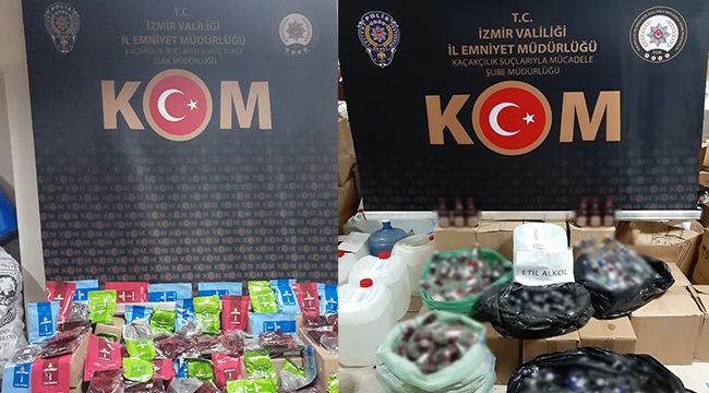 İZMİR'DE KAÇAKÇILIK OPERASYONU