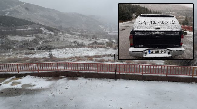 İZMİR'E KAR SÜRPRİZİ