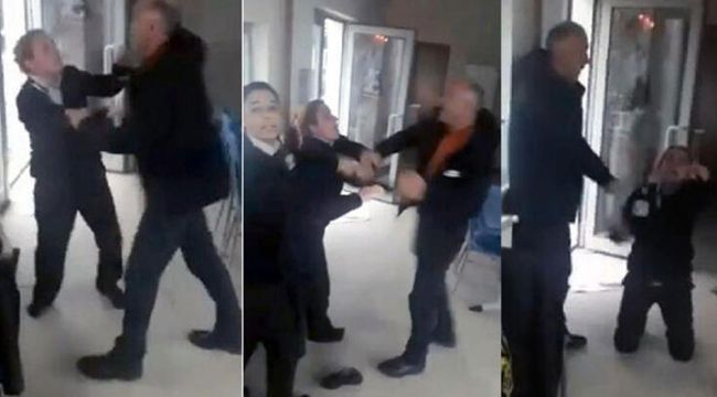 Kadın görevlilere saldırdı, yerlerde sürükledi
