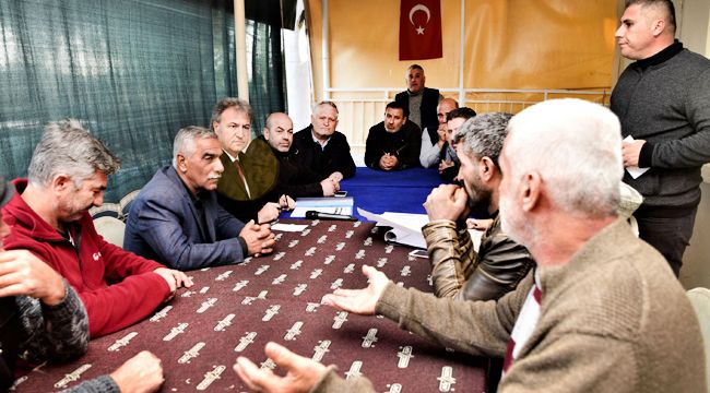 KAVAKLIDERE'DE VATANDAŞLARLA BULUŞMA