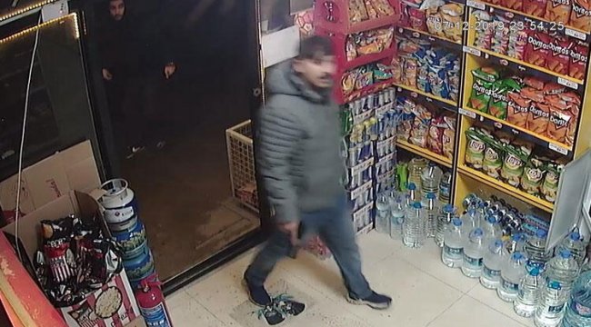 Kızgın müşteri tekel bayisini bastı! Dehşet anları...