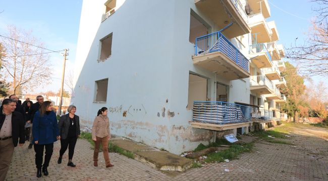LOJMANLARIN YIKIMI BAŞLANDI