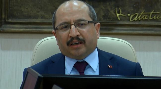 Ohal komisyonu başkanı konuşmasını yaptı