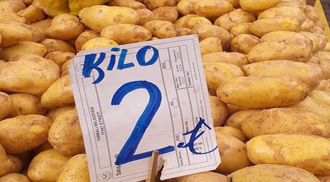 PATATES ÜRETİCİSİ FİYATTAN MEMNUN DEĞİL