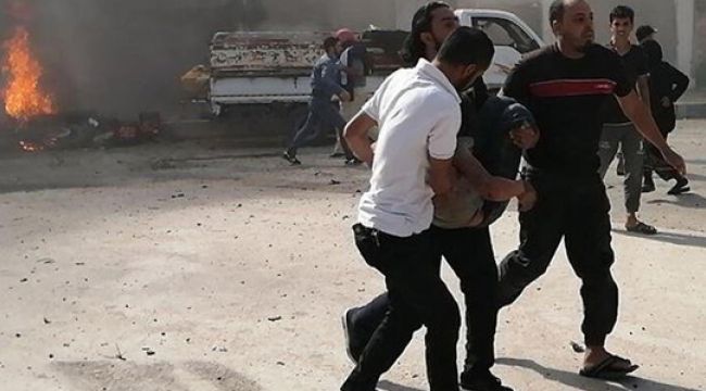 PKK/YPG Cerablus'ta sivilleri hedef aldı: 14 yaralı