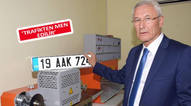 SÜRÜCÜLERE KUSURLU PLAKA UYARISI