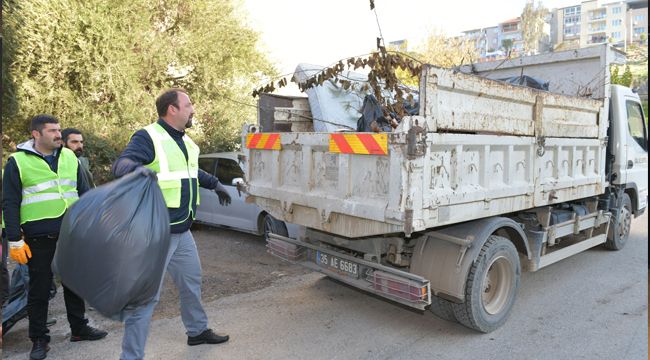 TEMİZLİK EKİBİ BU KEZ ÇİĞLİ'DE