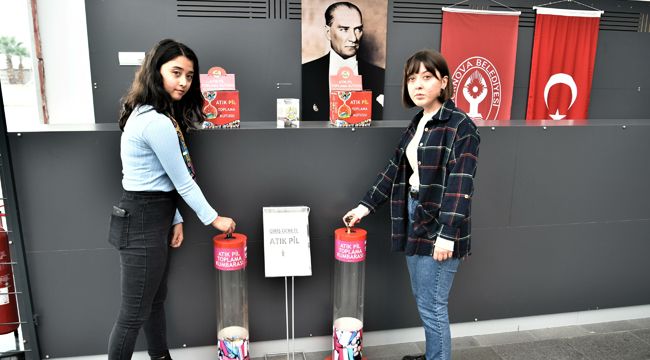 YILDA 1 TON ATIK PİL TOPLANIYOR