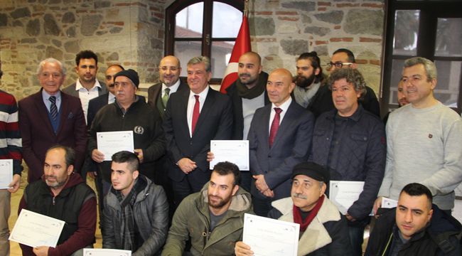 73 KURSİYER SERTİFİKA ALDI
