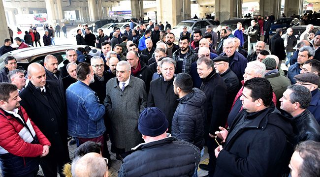 BAŞKAN İDUĞ ALICI VE SATICI ARASINDA ARACILIK YAPTI