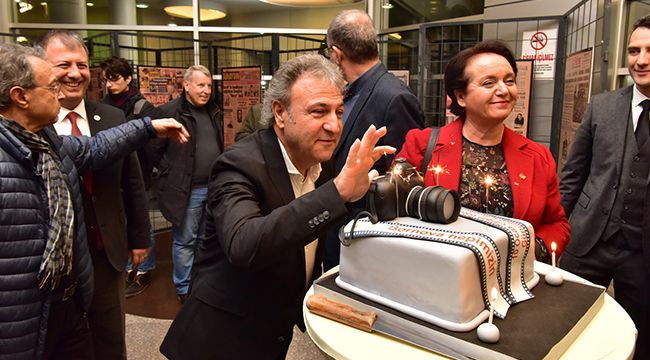 BAŞKAN İDUĞ FOTOĞRAFLADI