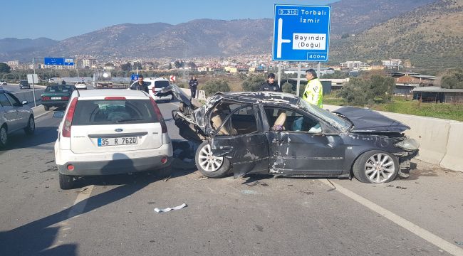 BAYINDIR'DA TRAFİK KAZASI