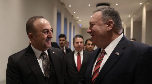 Çavuşoğlu, Pompeo ile görüştü