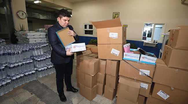 DAYANIŞMA KAMYONU ELAZIĞ'A YOLA ÇIKTI