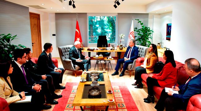 EGİAD'DAN BAŞKAN İDUĞ'A ZİYARET