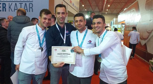 ESBAŞ Gıda İşletmeleri, yemek yarışmasında ikinci oldu