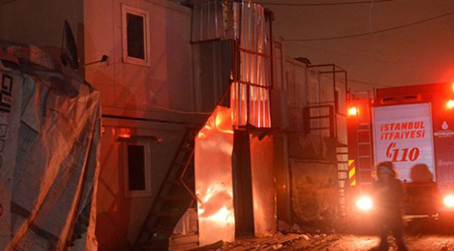 İstanbul'da yangın!