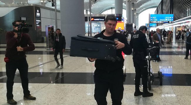 İstanbul Havalimanı'nda valizde yakalandı