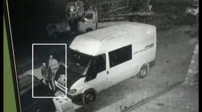 İşte minibüsü böyle soydular