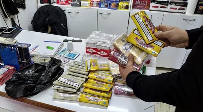 İZMİR'DE KAÇAK ÜRÜN OPERASYONU!