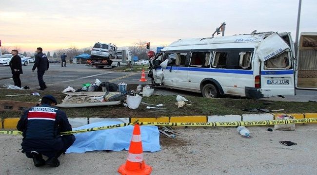 Manisa'da feci kaza!