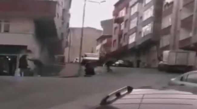 Sokak ortasında dayak!