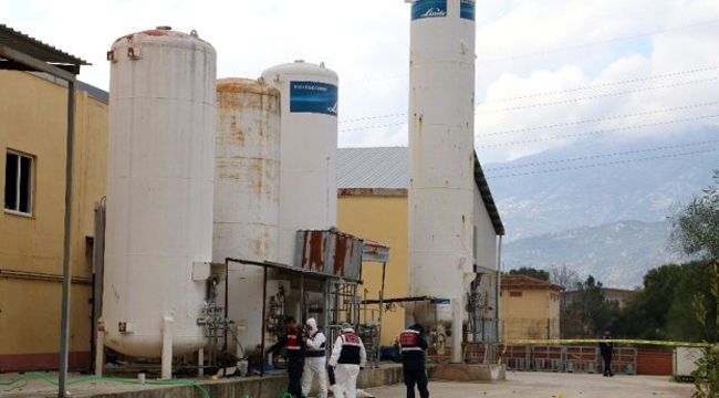 Tahliye pompası patladı