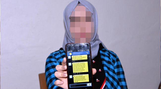 Telefonuna gelen kan donduran mesajları tek tek gösterip isyan etti