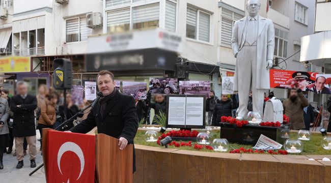 UĞUR MUMCU MENEMEN'DE ANILDI