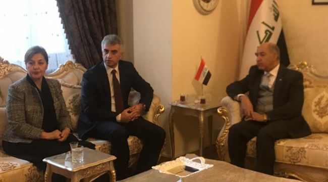 Vatan Partisi Heyeti, Irak Büyükelçisi Hasan El-Cenabi'yi ziyaret etti