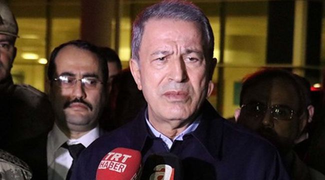 Bakan Akar: Alçak saldırının karşılığı verildi, verilmekte