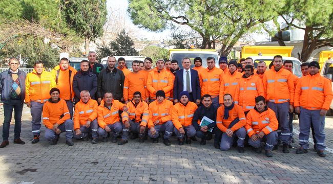BAŞKAN ERGİN, EMEKÇİNİN HAKKINI ÖDÜYOR