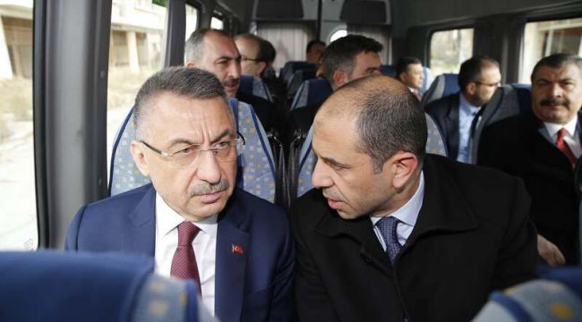Cumhurbaşkanı Yardımcısı Fuat Oktay, kapalı maraş'ta