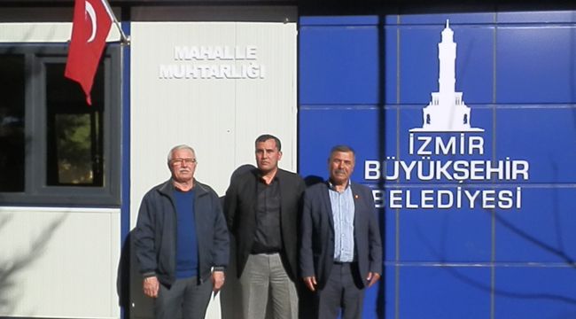 Foça'da muhtarlık hizmet binaları yenilendi