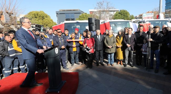 GAZİEMİR'E 19 ARAÇ