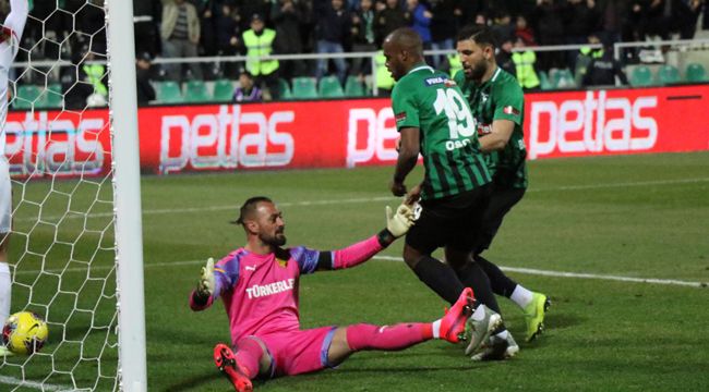 Göztepeli Beto bir tek 3 puanı kurtaramadı