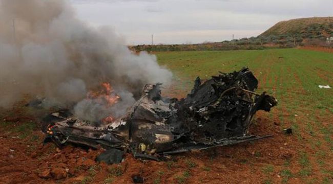 İdlib'de Esad rejiminin helikopteri vuruldu!